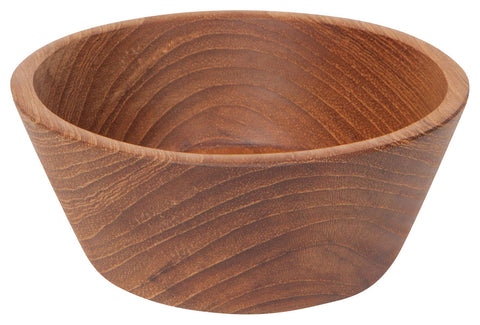 Teak Wood Pinch Bowls Set of 3