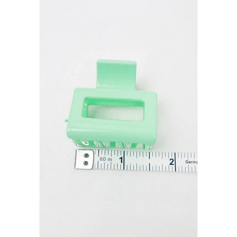 Mini Rectangle Hair Claw Clip