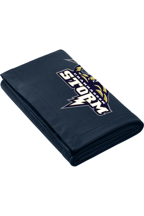 Chanhassen Storm Cozy Sweatshirt Fabric Throw Blanket - Navy or Sand