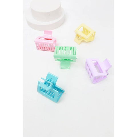 Mini Rectangle Hair Claw Clip