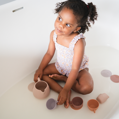 *LIMITED* Silicone Tea Set - Petal | Kids Pretend Playset