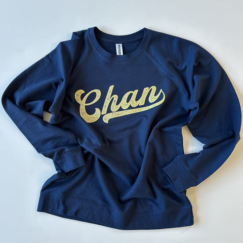 Chanhassen Baseball Lettering Lightweight Sweatshirt - Multiple Color Options