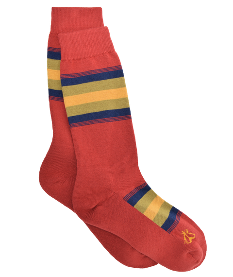 ZION STRIPE CREW SOCK