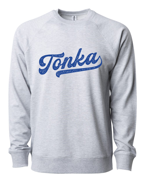 Tonka Baseball Lettering Lightweight Sweatshirt & Hoodie - Multiple Color Options