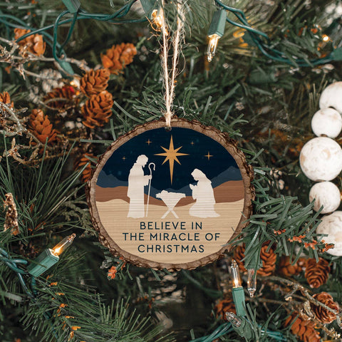 Believe In The Miracle Of Christmas Barky Ornament