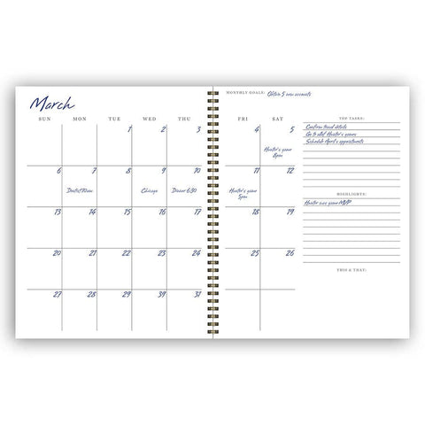 Undated Executive Weekly Planner