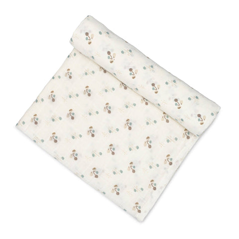 Organic Cotton Poppy Single Swaddle