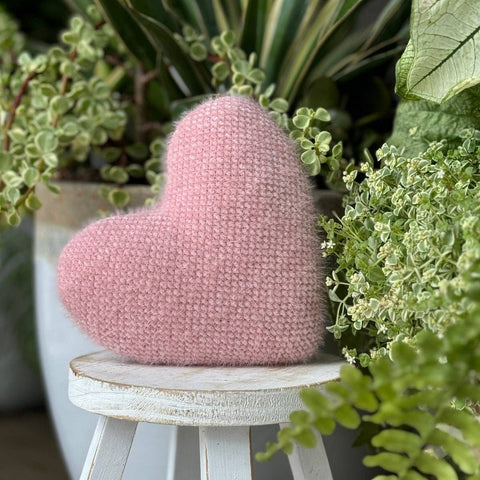 Pink Fuzzy Heart