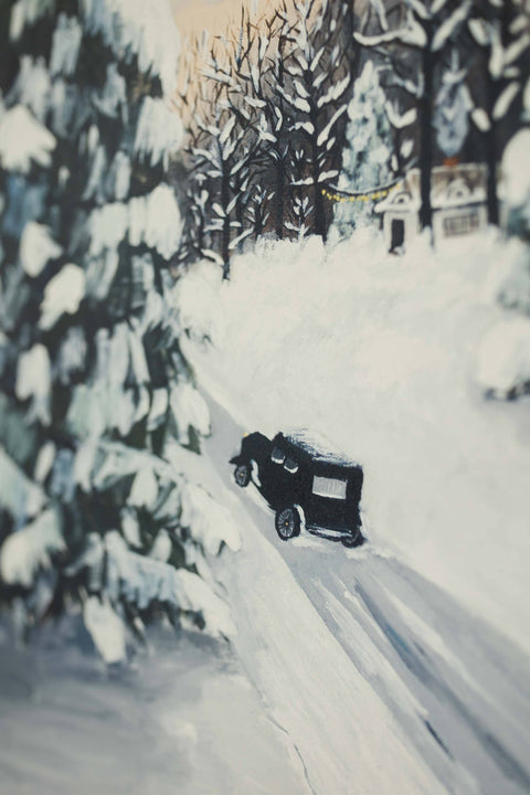 The Cottage After a Snowfall | Fine Art