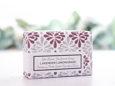 Lavender Lemongrass Handmade Soap