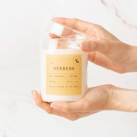 Verbena Signature Soy Wax Candle, 11 oz.