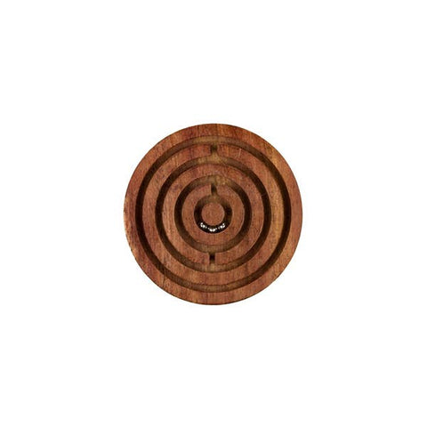 Mini Labyrinth Game - Hand Carved Wood