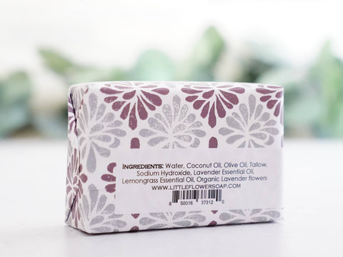 Lavender Lemongrass Handmade Soap