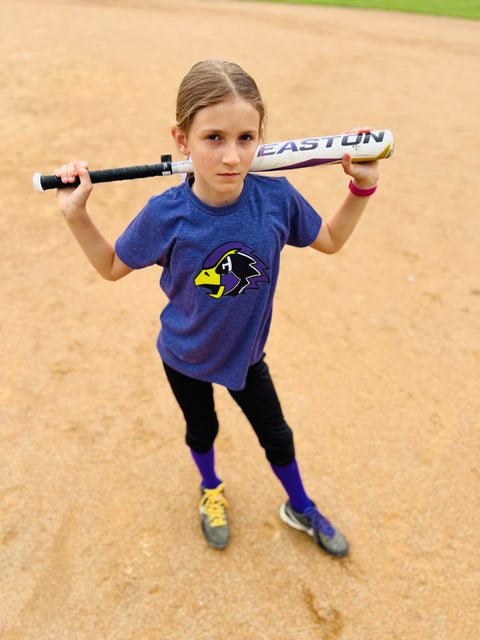 Chaska Hawks Youth Tee - Purple, White or Grey