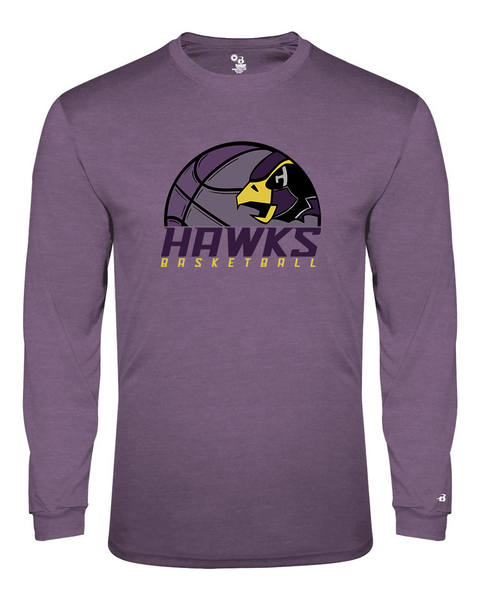 Chaska Hawks Basketball Performance Long-Sleeve Tee