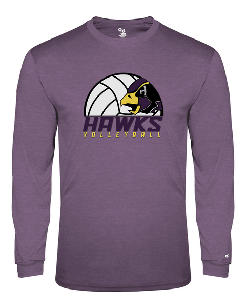 Chaska Hawks Volleyball Performance Long-Sleeve Tee