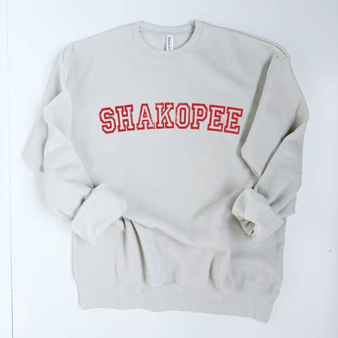 Shakopee Varsity Lettering Ultra Soft Sweatshirt - Multiple Color Options