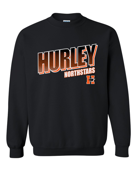 Hurley Northstars Heavyweight Classic Crewneck, Black