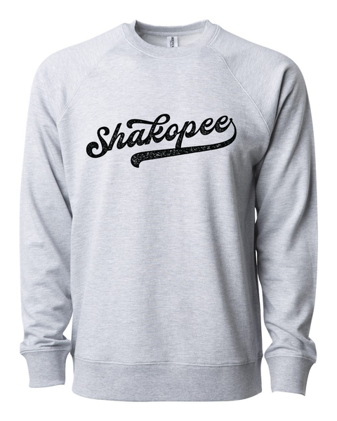 Shakopee Baseball Lettering Lightweight Sweatshirt - Multiple Color Options