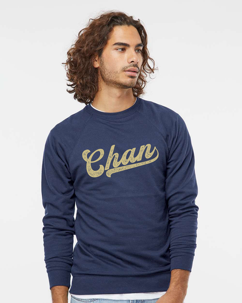 Chanhassen Baseball Lettering Lightweight Sweatshirt - Multiple Color Options