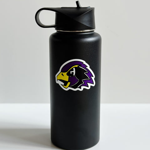 Chaska Hawks Vinyl Sticker, 3" for water bottles, laptops