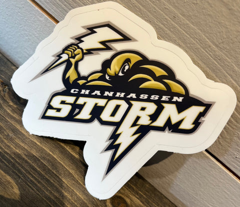 Chanhassen Storm Vinyl Car Window Decal Sticker, 5"