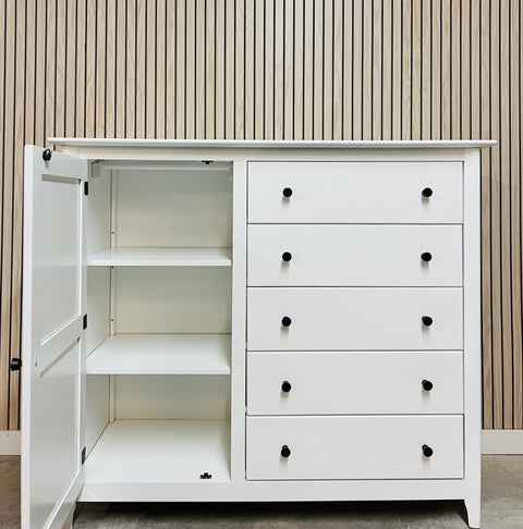 Large Nadeau Dresser with Cabinet Storage