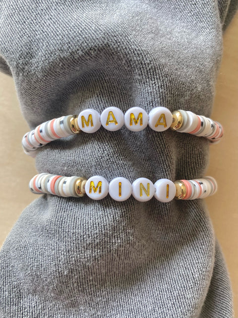 Adjustable Mama/Mini Bracelet Set