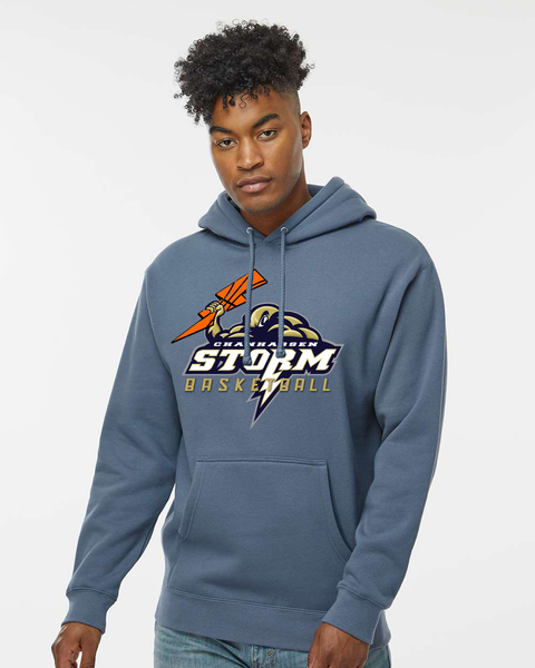 Chanhassen Storm Basketball Bolt Hoodie, Storm Blue