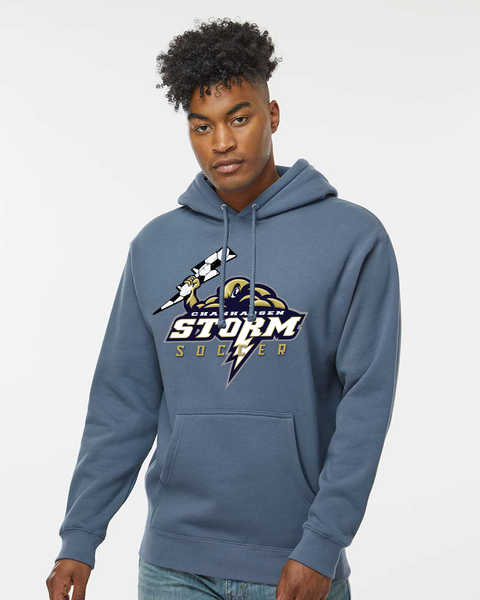 Chanhassen Storm Soccer Bolt Hoodie, Storm Blue