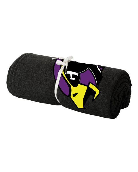 Chaska Hawks Oversized Stadium Blanket - Black or Grey