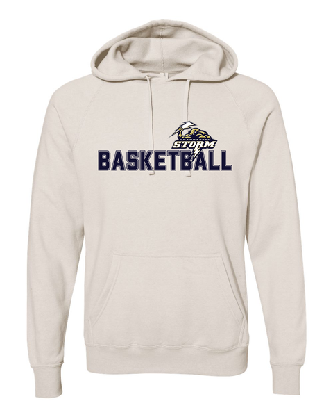 Chanhassen Storm Basketball Logo Hoodie in Natural Oat