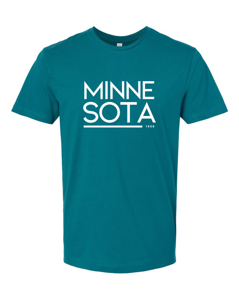 Superior Blue Modern Minnesota Tee - Adult Unisex