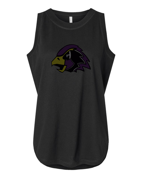 Chaska Hawks Women's Dark Hawk Black Tank Top