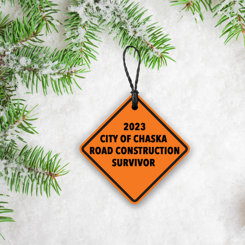 Chaska Construction Survivor Ornament, 2023