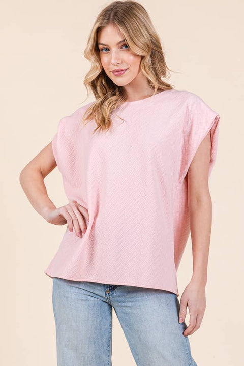 Ribbed Muscle Sleeve Top