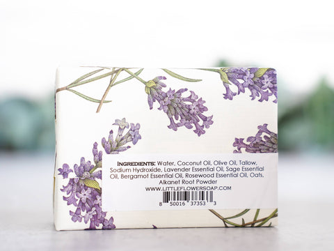 Oatmeal Lavender Sage Handmade Soap