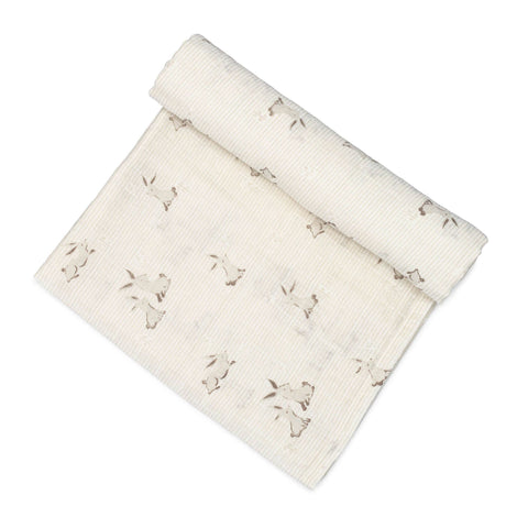 Organic Cotton Bunny Single Swaddle