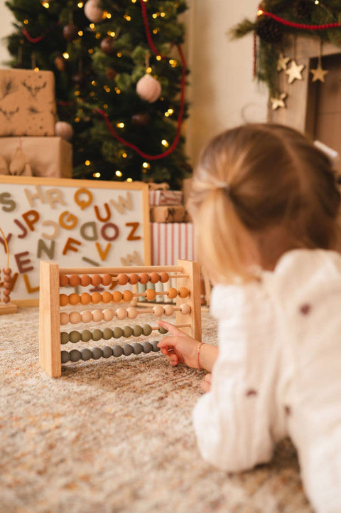 Neutral Wooden Abacus