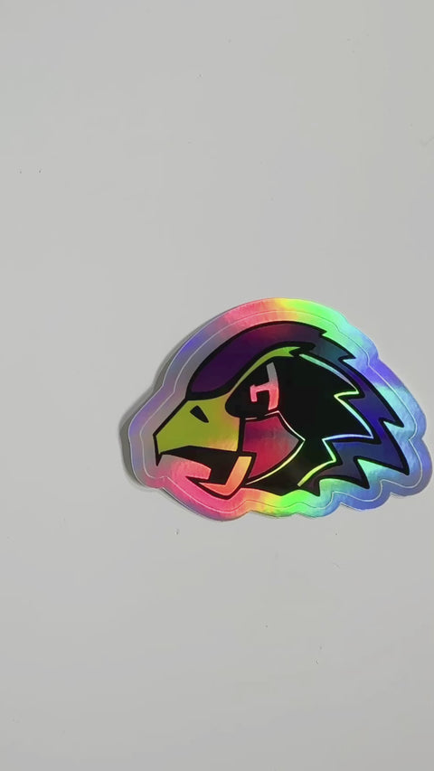 Chaska Hawks Holographic Vinyl Sticker