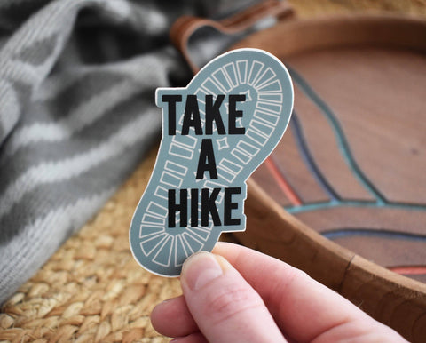 Take A Hike Sticker