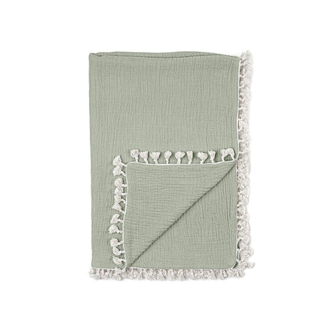 6 Layer Muslin Blanket Fern