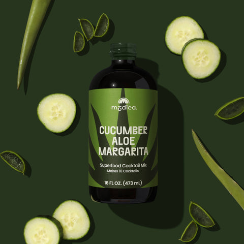 Cucumber Aloe Margarita Cocktail + Mocktail Mix