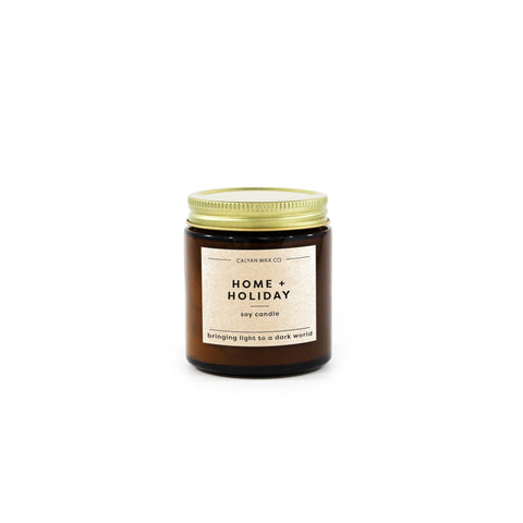 Home/Holiday - Mini Amber Jar Soy Candle