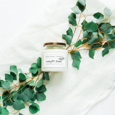 Eucalyptus Showers Soy Candle