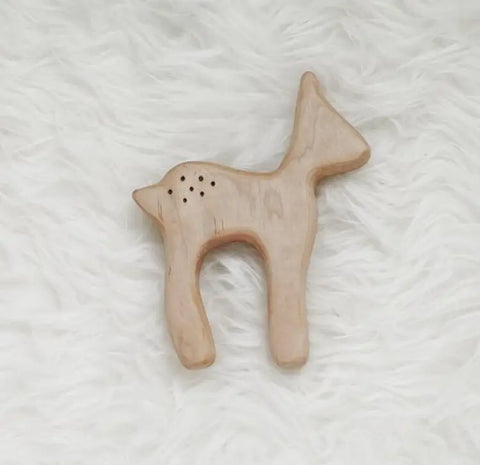 Wood Deer Teether