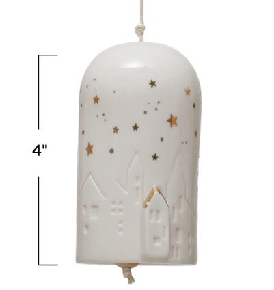 Porcelain Bell Ornaments