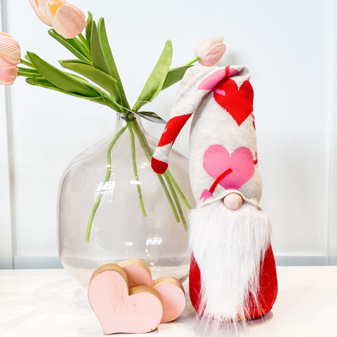 Cupid Heart Valentine's Gnomes, Handmade in MN