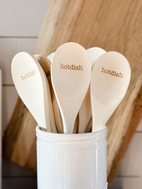 Hotdish Wooden Kitchen Baking Spoon